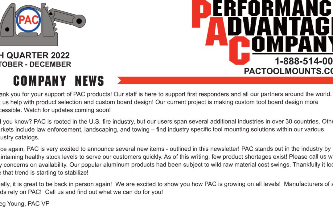 4th Quarter Newsletter – 2022